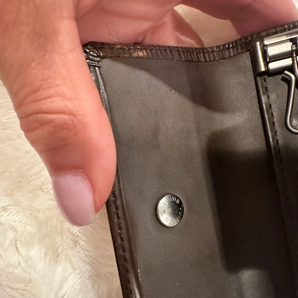 LV Epi Brown Leather Key Holder